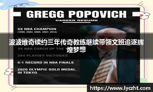 波波维奇续约三年传奇教练继续带领文班追逐辉煌梦想